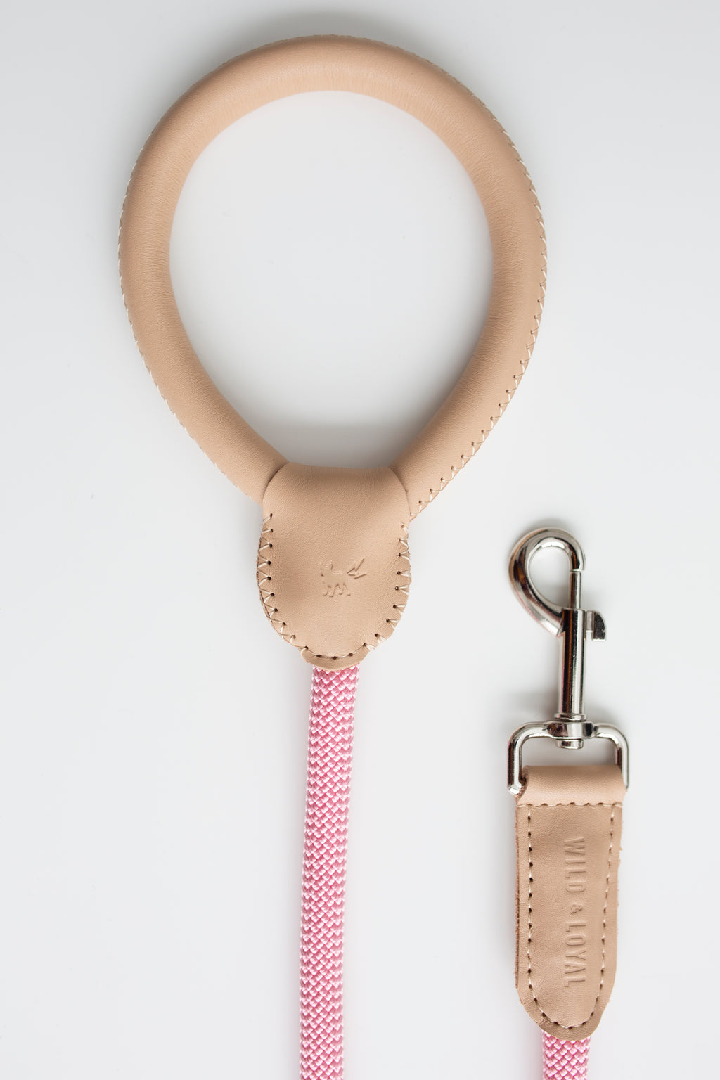 Nude Leather/Rope Leash
