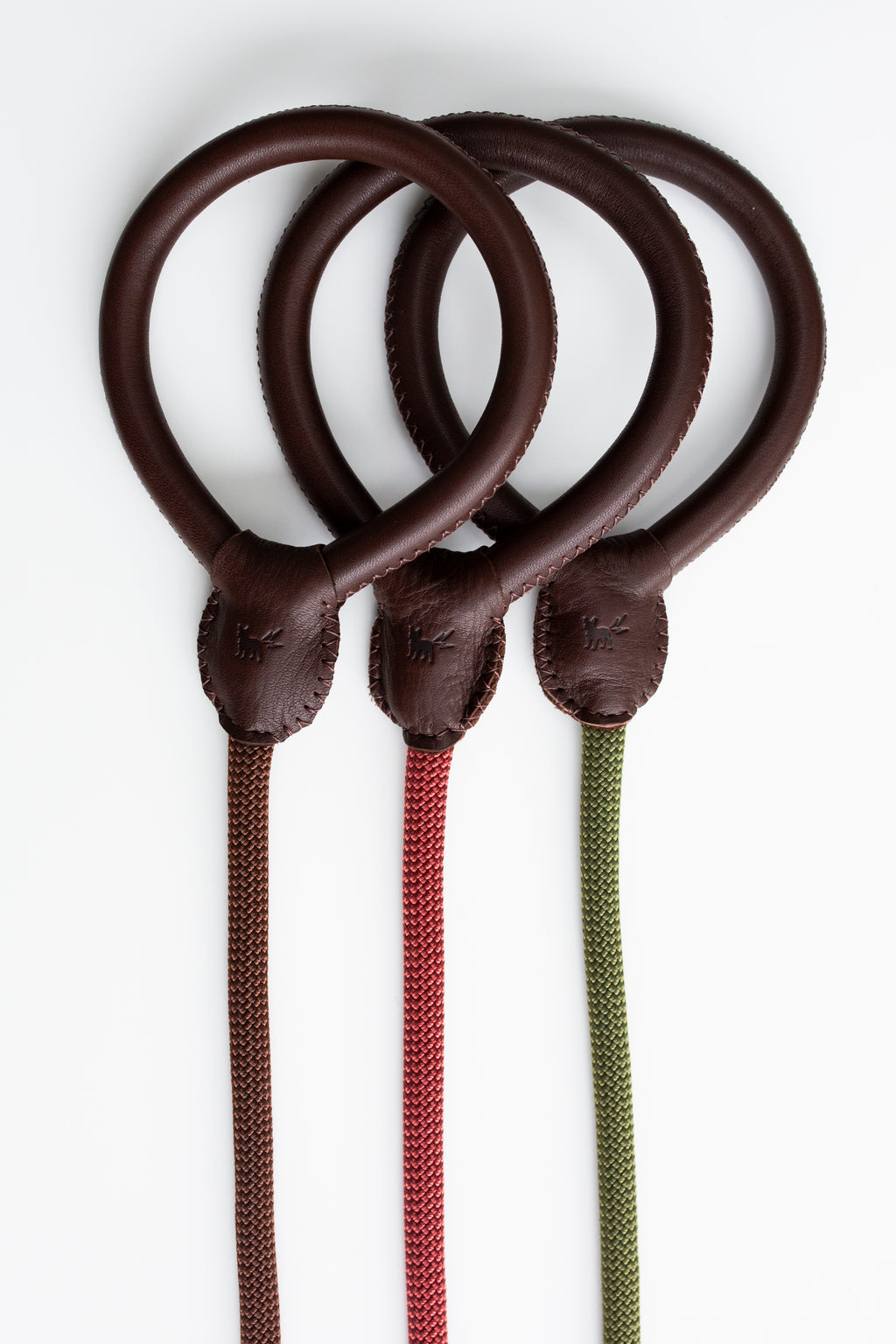 Brown Leather/Rope Leash
